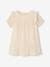 Dress in Cotton Gauze for Babies coral+vanilla 