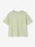 Plain Basics T-Shirt for Girls almond green+sweet pink 