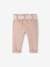 Paperbag Trousers with Belt, for Babies ecru+lichen+pale pink 