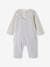 Fleece Top & Dungarees Ensemble, for Babies BROWN MEDIUM SOLID+marl grey 