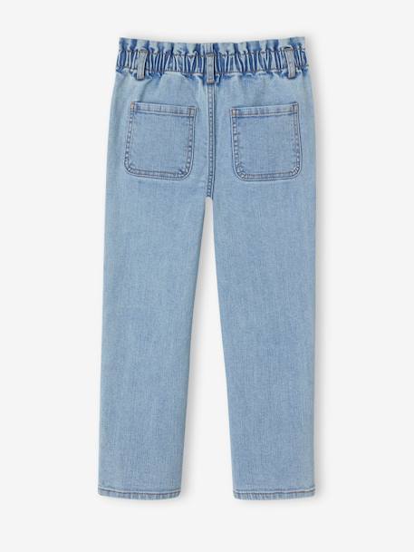 Indestructible Paperbag-Style Jeans for Girls double stone 