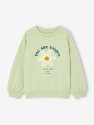 Girls-Cardigans, Jumpers & Sweatshirts-Sweatshirts & Hoodies-Sweatshirt with Fancy Details for Girls