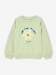 Girls-Sweatshirt with Fancy Details for Girls