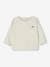 Sweatshirt & Harem-Style Trousers Fleece Combo for Babies blush+marl beige 