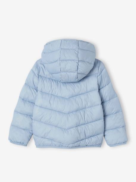 Lightweight Hooded Jacket for Girls lichen+mustard+navy blue+sky blue 