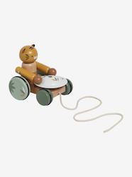 Toys-Baby & Pre-School Toys-Early Learning & Sensory Toys-Pull-Along Musical Tiger in FSC® Wood - Tanzania