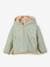 Reversible Parka With Hood, for Girls sage green 