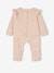 Sweatshirt & Trousers Combo for Babies ecru+marl grey+nude pink 