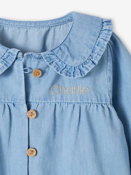 Blouse in Light Denim, for Babies bleached denim 