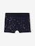 Pack of 5 'Basketball' Stretch Boxers in Organic Cotton for Boys marl grey 