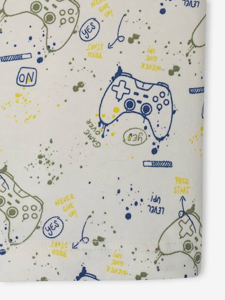 Pack of 4 'Gamer' Stretch Boxers in Organic Cotton for Boys ink blue 