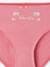 Pack of 4 Magnolia Briefs in Organic Cotton, for Girls peony pink 