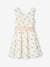 Occasion Wear Dress with Floral Print, for Girls printed blue+printed pink 