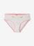 Pack of 4 Magnolia Briefs in Organic Cotton, for Girls peony pink 