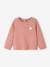 Long Sleeve Basics Top for Babies aqua green+dusky pink 