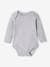 Pack of 5 Long Sleeve Bodysuits in Organic Cotton with Cutaway Shoulders for Babies night blue 