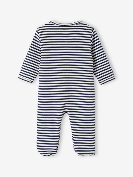 Pack of 3 Interlock Sleepsuits for Babies night blue 