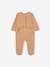 Pack of 2 Sleepsuits in Interlock Fabric for Babies taupe 