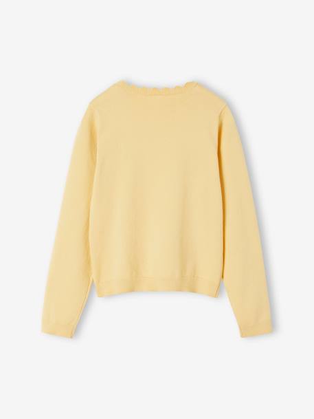 BASICS Jumper for Girls apricot+navy blue+pastel yellow 