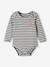 Pack of 5 Long Sleeve Bodysuits in Organic Cotton with Cutaway Shoulders for Babies night blue 