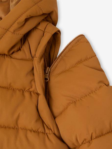 Jacket with Detachable Sleeves, for Babies caramel 