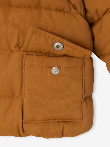 Jacket with Detachable Sleeves, for Babies caramel 