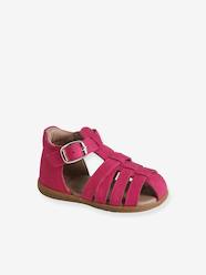 -Leather Sandals for Baby Girls, Designed for First Steps