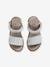 Sandals with Hook-&-Loop Straps for Children, Designed for Autonomy white 