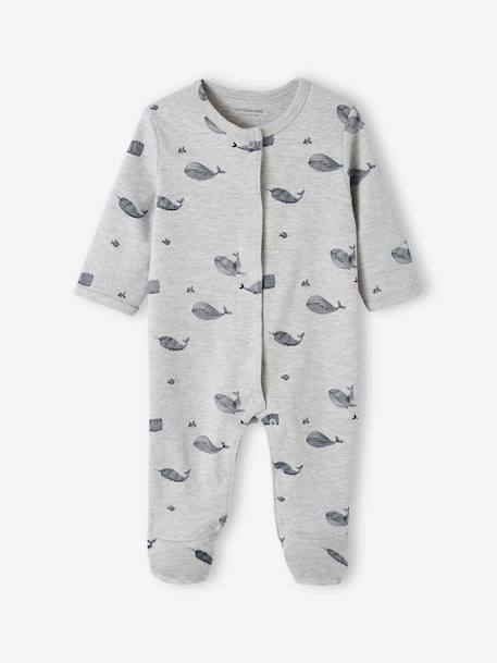 Pack of 3 Interlock Sleepsuits for Babies night blue 