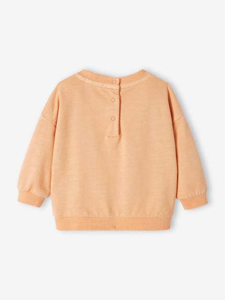 Sweatshirt for Babies, 'Happy Day' peach 