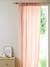 Semi-sheer Rod Pocket Curtain in Cotton Gauze cinnamon+ecru+grey blue+rosy+sage green 