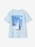 T-Shirt with Maxi Sailboat Motif on the Back for Boys sky blue 