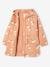 Hooded Raincoat with Magical Motifs for Girls GREEN MEDIUM ALL OVER PRINTED+rosy apricot 