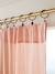 Semi-sheer Rod Pocket Curtain in Cotton Gauze cinnamon+ecru+grey blue+rosy+sage green 