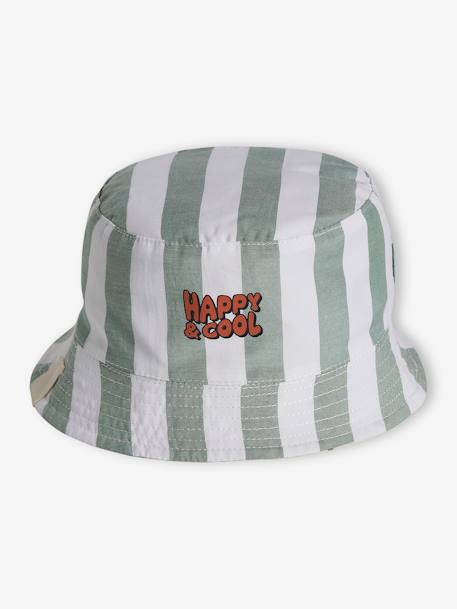 Reversible Bucket Hat for Boys ecru 