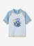 UV Protection Swimwear Combo: T-Shirt + Boxers + Bucket Hat for Baby Boys ocean blue 