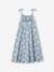 Strappy Midi-Length Dress for Girls blue+ecru+multicoloured+printed white+sky blue 