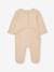 Pack of 2 Printed Jersey Knit Sleepsuits for Newborns cappuccino 