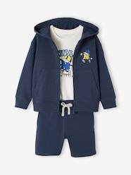 Boys-Sets-3-Piece Sports Ensemble with Fun Mascot Motif for Boys