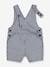 Canvas Dungarees for Babies, by PETIT BATEAU blue 