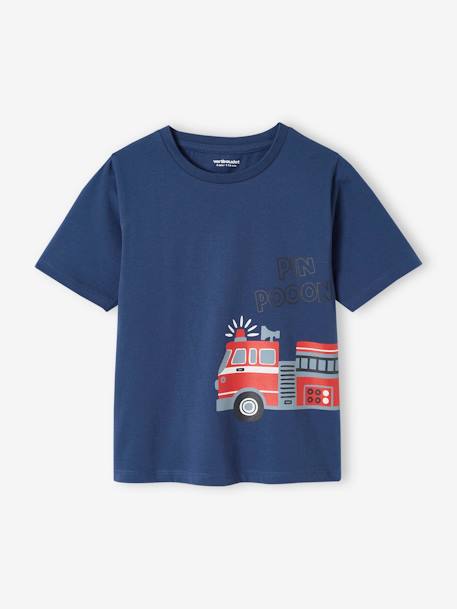 Firefighters Pyjamas + Short Pyjamas for Boys ocean blue 