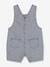 Canvas Dungarees for Babies, by PETIT BATEAU blue 