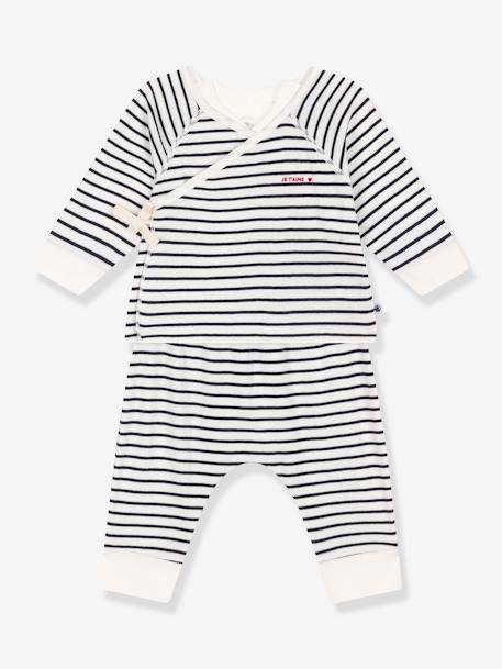 3-Piece Combo for Newborns, by PETIT BATEAU navy blue 