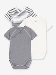 -Pack of 3 Bodysuits by PETIT BATEAU