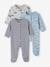 Pack of 3 Interlock Sleepsuits for Babies night blue 