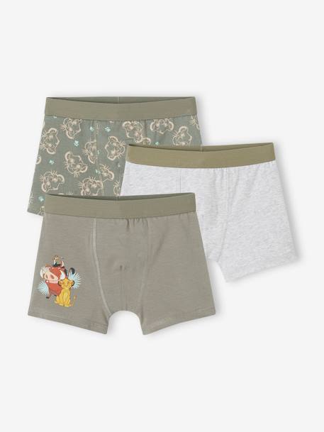 Pack of 3 The Lion King by Disney® Boxer Shorts khaki 