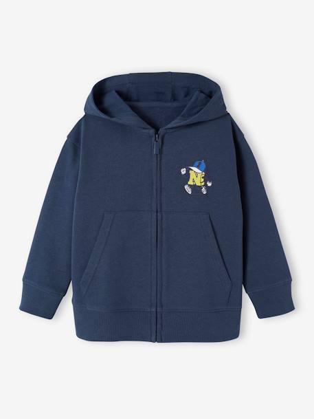 3-Piece Sports Ensemble with Fun Mascot Motif for Boys navy blue 