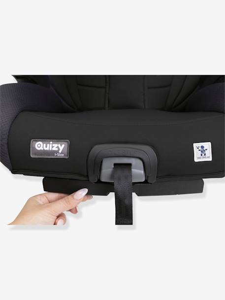 Quizy i-Size Air Car Seat by CHICCO, 100 to 150 cm, Equivalent to Group 2/3 Seat black+slate blue 