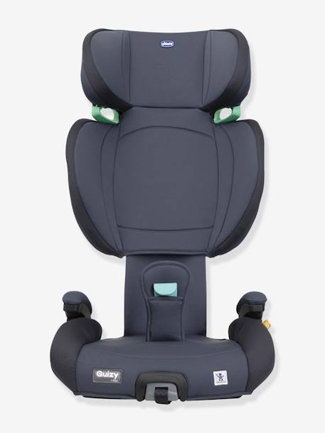 Quizy i-Size Air Car Seat by CHICCO, 100 to 150 cm, Equivalent to Group 2/3 Seat black+slate blue 