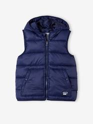 Boys-Coats & Jackets-Hooded Colourblock Bodywarmer for Boys